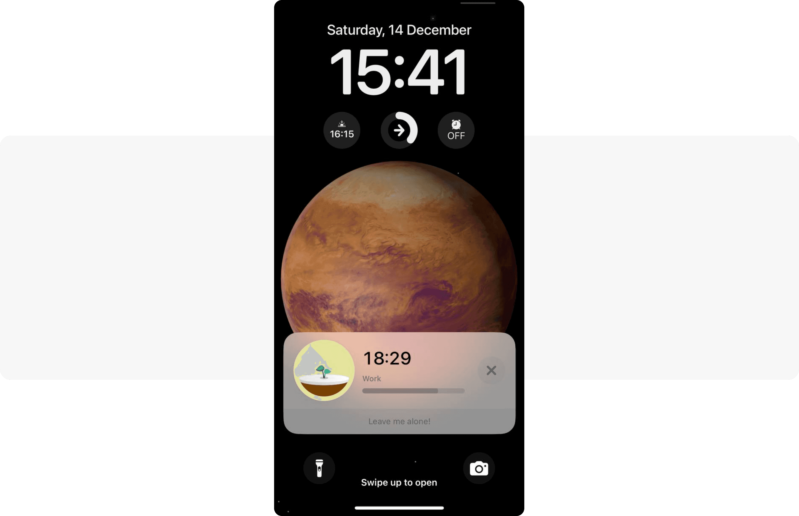 Forest app live activities push notification iOS