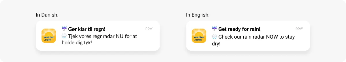 wetter.com push notification