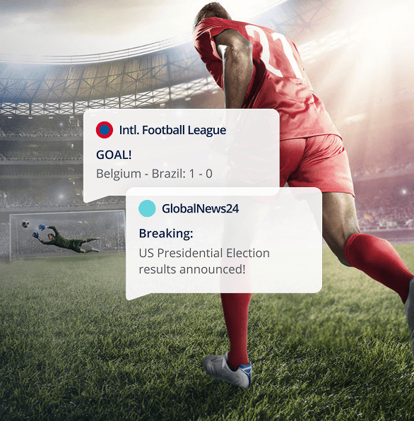 High-speed push notifications