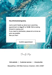 Appointment reminder